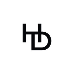 HD monogram logo design letter text name symbol monochrome logotype alphabet character simple logo