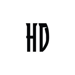 HD monogram logo design letter text name symbol monochrome logotype alphabet character simple logo