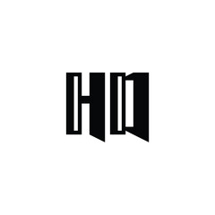 HD monogram logo design letter text name symbol monochrome logotype alphabet character simple logo