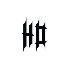 HD monogram logo design letter text name symbol monochrome logotype alphabet character simple logo