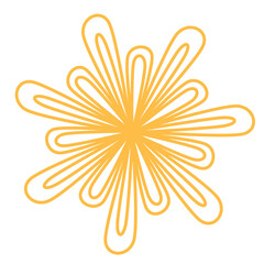 Flower hand draw line illustration for decoration pattern or creative idea