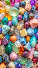 Gemstone texture background beautiful colors