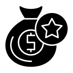 Loyalty Program Solid Icon Style