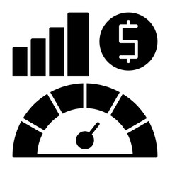 Economic indicators Solid Icon Style