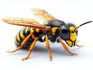 Macro Photography of a Wasp