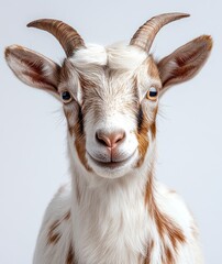 Fototapeta premium Portrait of a Smiling Goat
