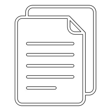 recommend clip art: Copy file, paper, file, document icon in line style