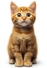 Fototapeta premium Adorable Orange Kitten