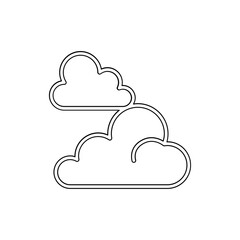 Cloud icon in line style