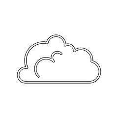 Cloud icon in line style