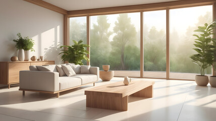 minimalist modern living room36