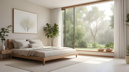 Fototapeta premium minimalist modern living room8