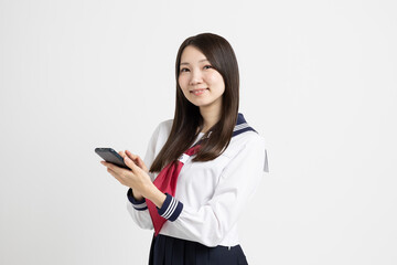 日本人の女子高生