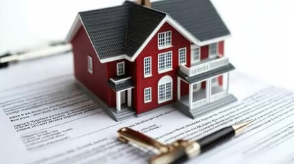 Real Estate Transaction and Closing Documents Concept