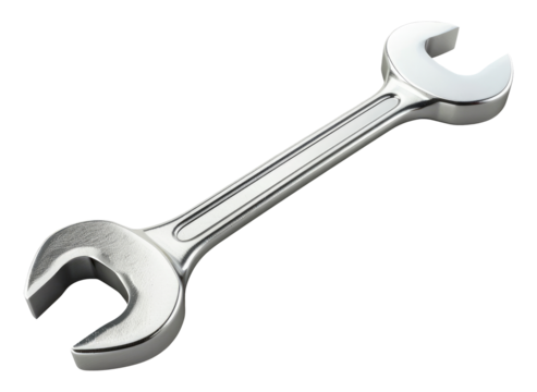 Wrench isolated on transparent background - Powered by Adobe