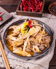 Zhumadian Runan county specialty food chili chicken