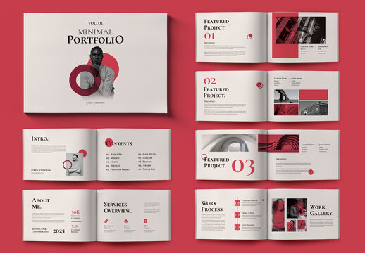 Minimal And Creative Portfolio Layout