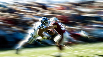 Dynamic Football Action Blur
