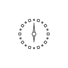 Vector Clock Icon