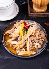 Zhumadian Runan county specialty food chili chicken