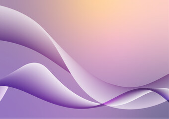 Modern line curve purple presentation background