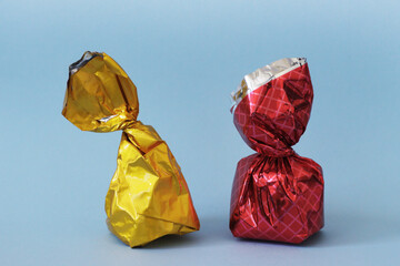 Two expensive candies close-up.