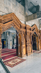 Ornate mosque entrance