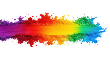 A vibrant explosion of colors resembling a rainbow, evoking creativity and energy.
