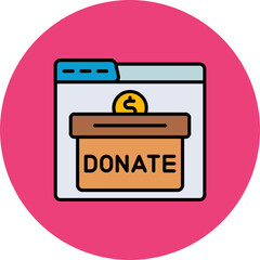 Online Donation Icon