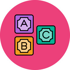 Abc Block Icon