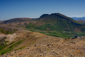 大雪山登山お鉢平　紅葉の日本百名山　北海道の絶景
