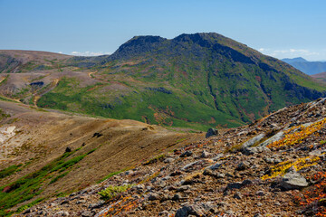 大雪山登山お鉢平　紅葉の日本百名山　北海道の絶景
