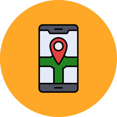 Mobile Map Icon