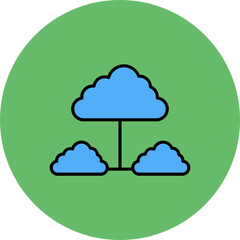 Cloud Sharing Icon