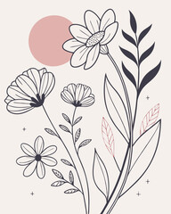 Floral Pattern and Background: A Beautiful Combination of Vibrant Flower Designs and Nature-Inspired Elements, Perfect for Artistic Projects, Home Décor, and Creative Visual Backgrounds.