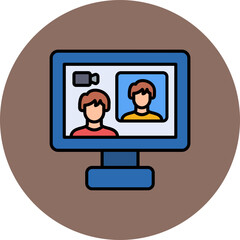 Online Meeting Icon