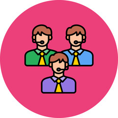 Call Center Agents Icon