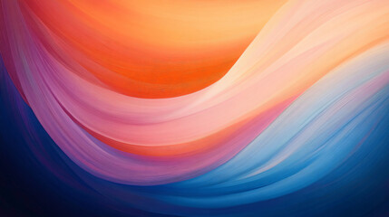 Vibrant swirls of color blend seamlessly, creating stunning abstract artwork. warm hues of orange and pink transition beautifully into cool blues, evoking sense of calm and creativity