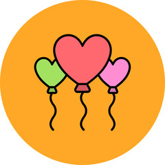 Balloons Icon
