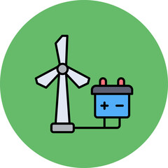 Wind Energy Icon