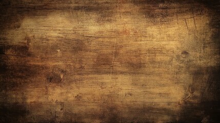 Aged Wooden Table with Rich Dark Grain Textures in Rustic Kitchen Setting, Top-Down View Highlighting Weathered Surface Details for Home Decor and Interior Design Projects
