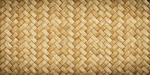 Woven Texture Background A Detailed Image of Intertwined Strips Creating a Diagonal Pattern