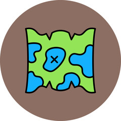 Treasure Map Icon