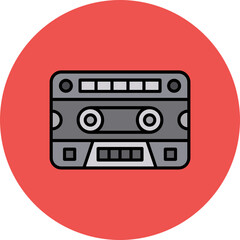 Obraz premium Cassette Icon