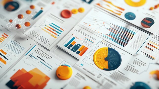 Engaging Infographic Layout with Data Visualization Elements