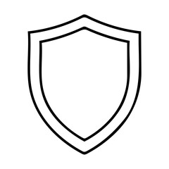 vector shield icon, flat design best shield vector icon