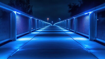 Blue Bridge Night