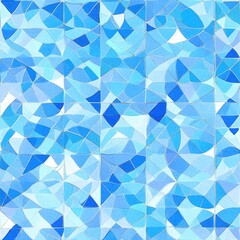 Obraz premium Abstract blue mosaic tile pattern.