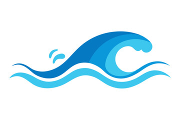 Water Wave | isolated vector illustration on white background