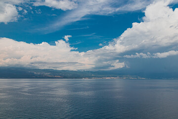 Incredible seascape in the city of Vrbnik, Krk Croatia. 27.06.2024